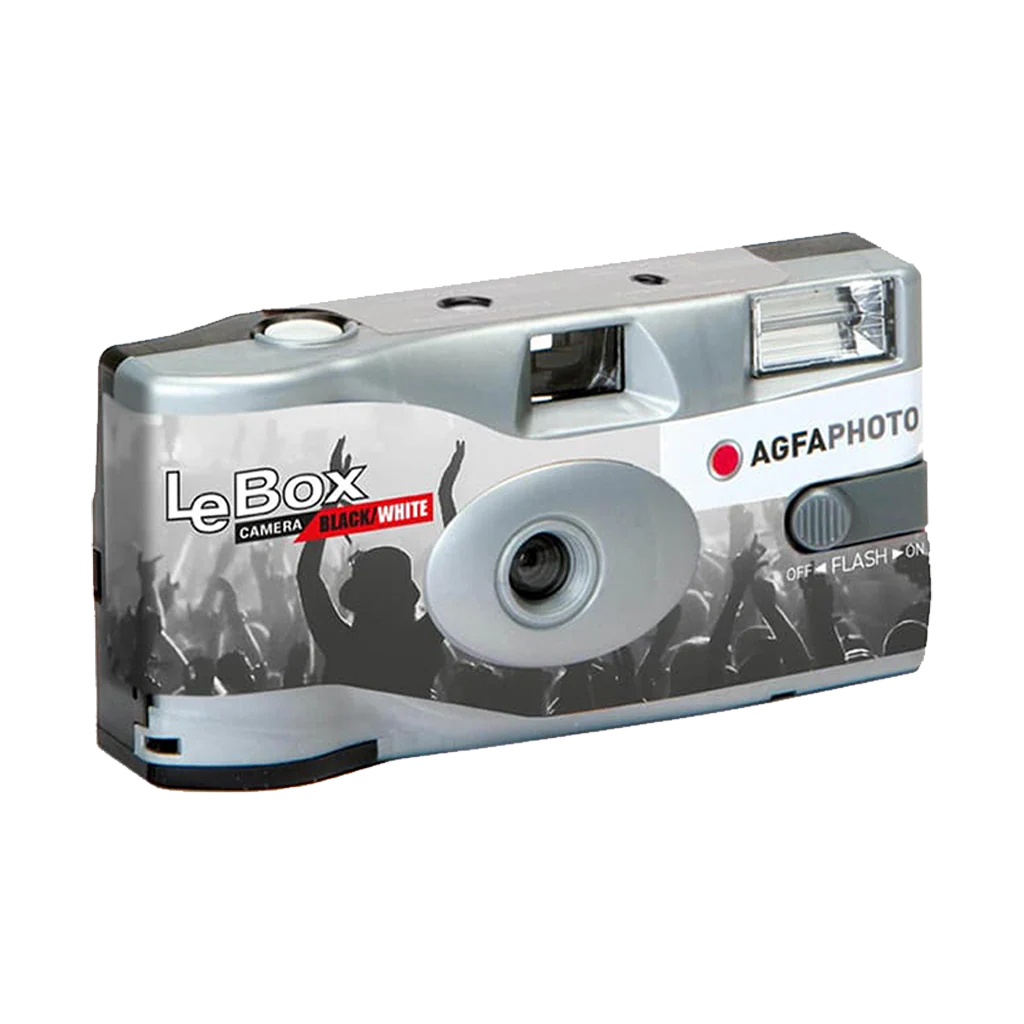 AgfaPhoto LeBox B&W Single-Use Camera (35mm Roll Film, 36 Exposures)