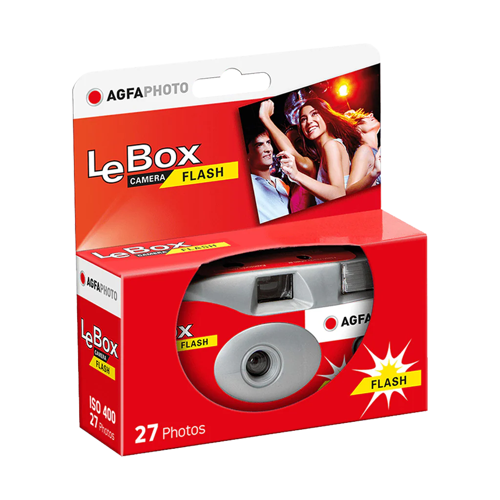 AgfaPhoto LeBox Colour Single-Use Camera (35mm Roll Film, 27 Exposures) - Image 2