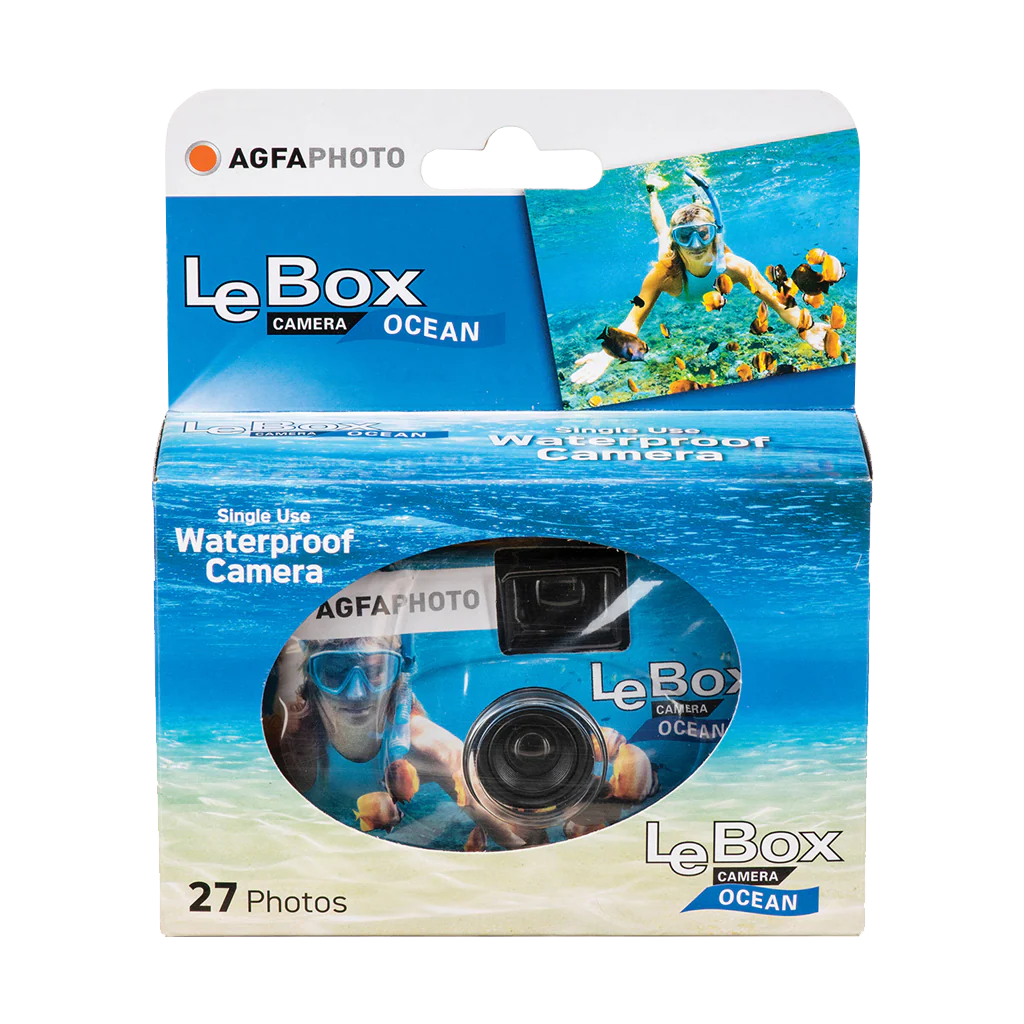 AgfaPhoto LeBox Single-Use Ocean Waterproof Camera (35mm Roll Film, 27 Exposures) - Image 3