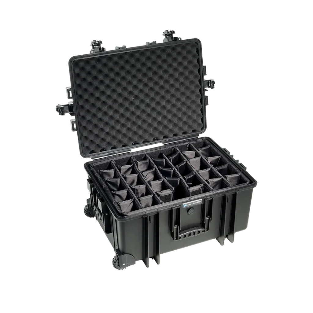 B&W International Type 6800 Outdoor Case with Padded Dividers - Image 2