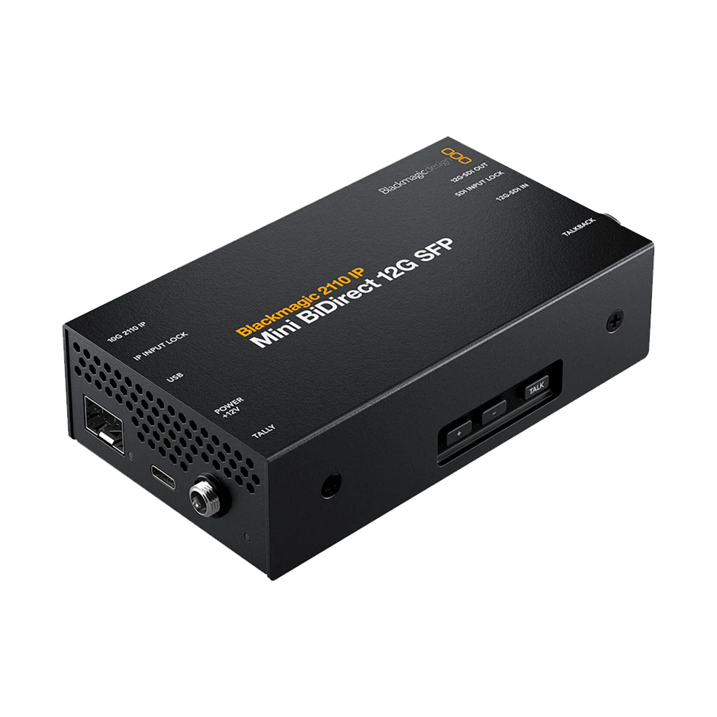 Blackmagic Design 2110 IP Mini BiDirect 12G SFP Converter - Image 2
