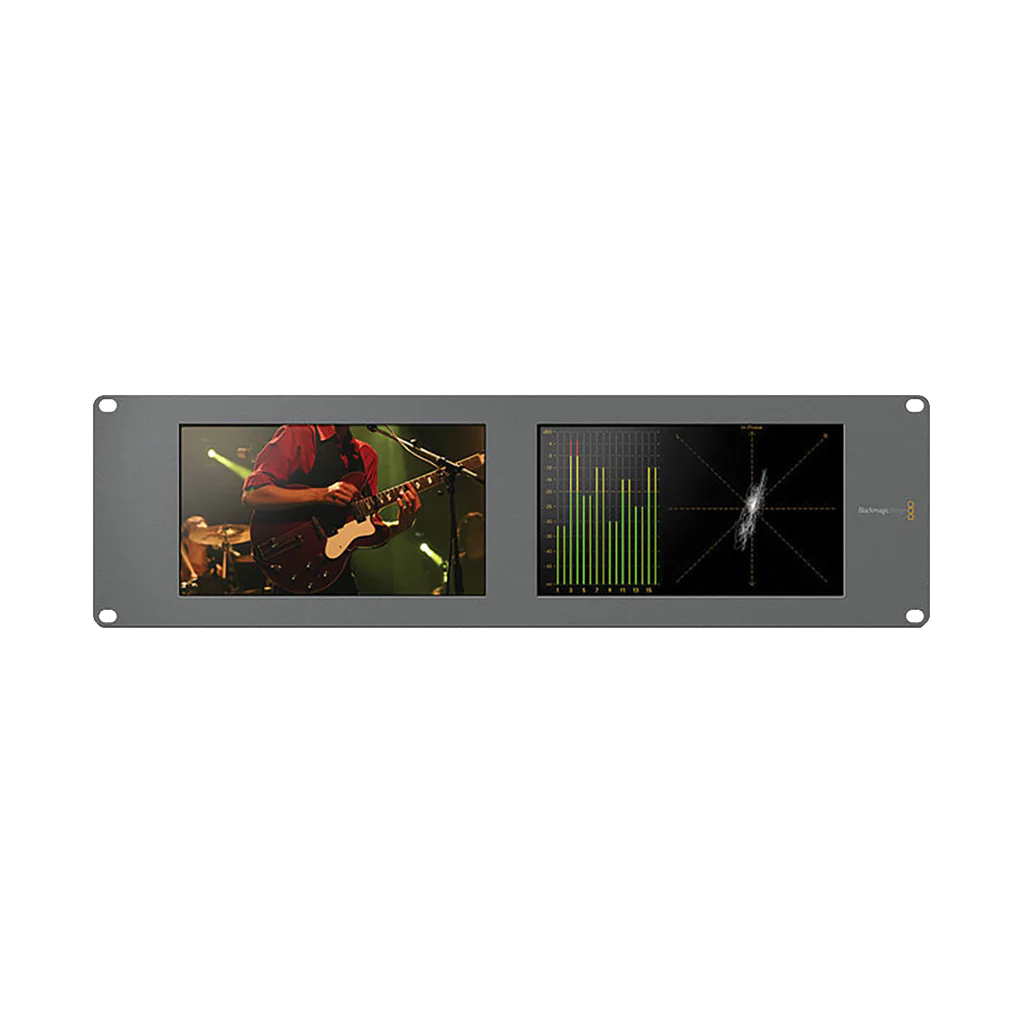 Blackmagic Design SmartScope Duo 4K Rack-Mounted Dual 6G-SDI Monitors