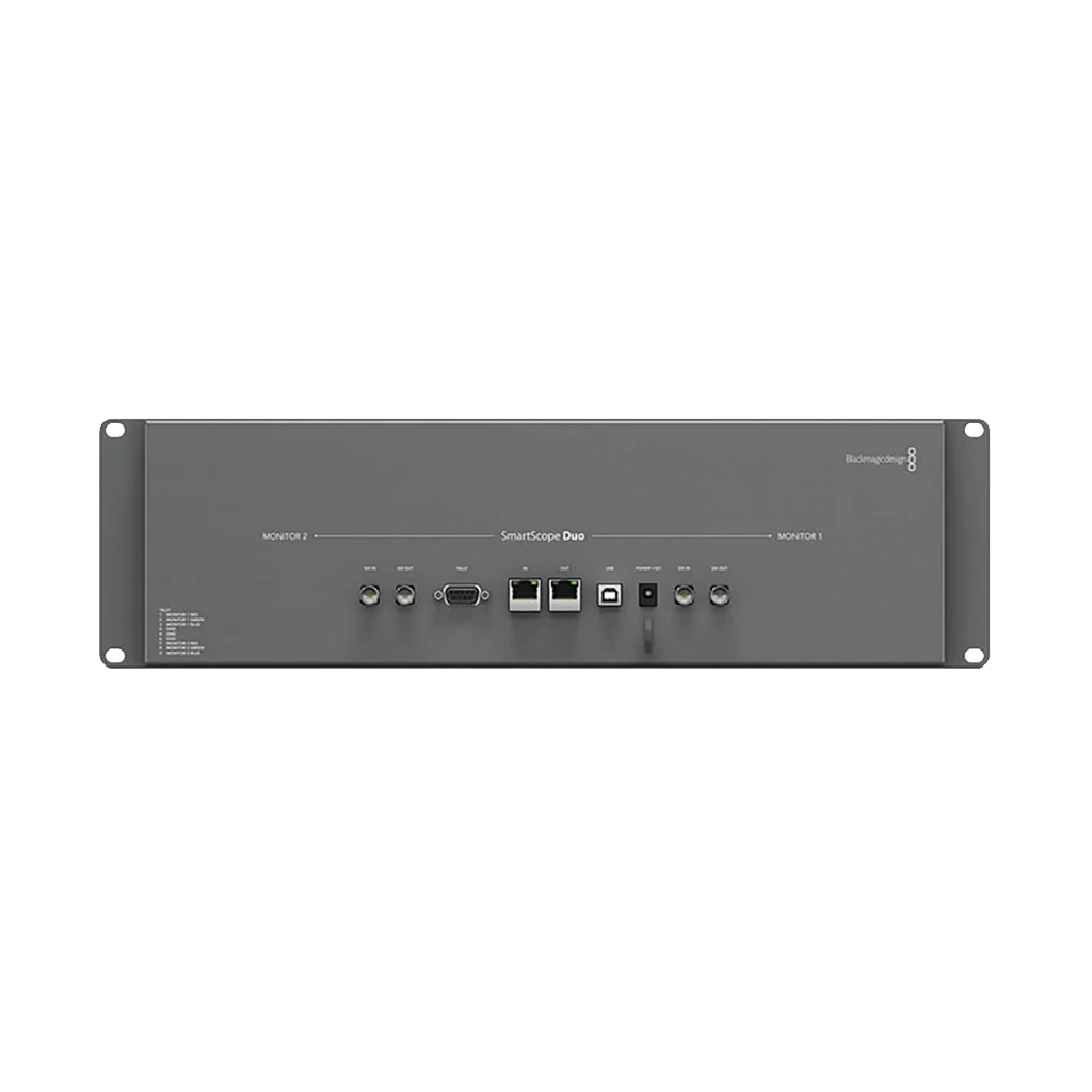 Blackmagic Design SmartScope Duo 4K Rack-Mounted Dual 6G-SDI Monitors - Image 2