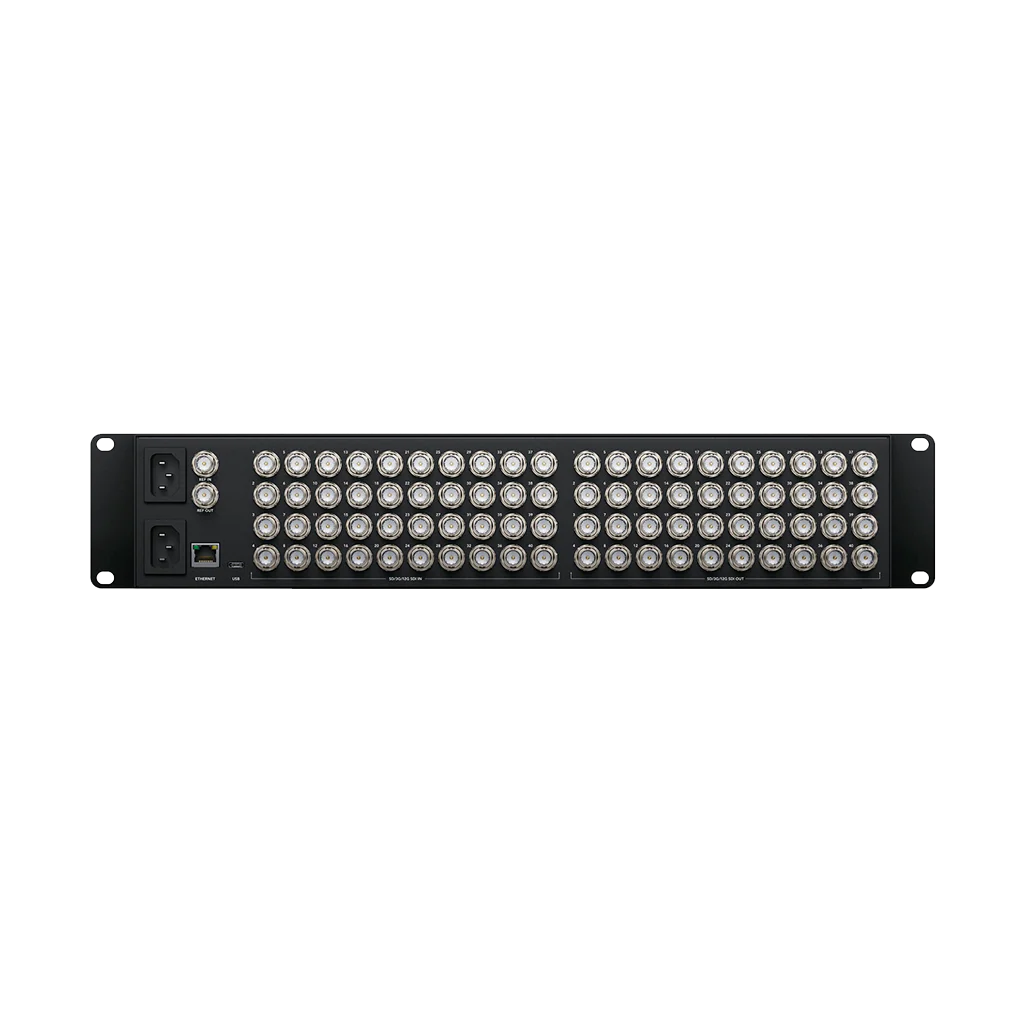 Blackmagic Design Videohub 40x40 12G Zero-Latency Video Router - Image 2