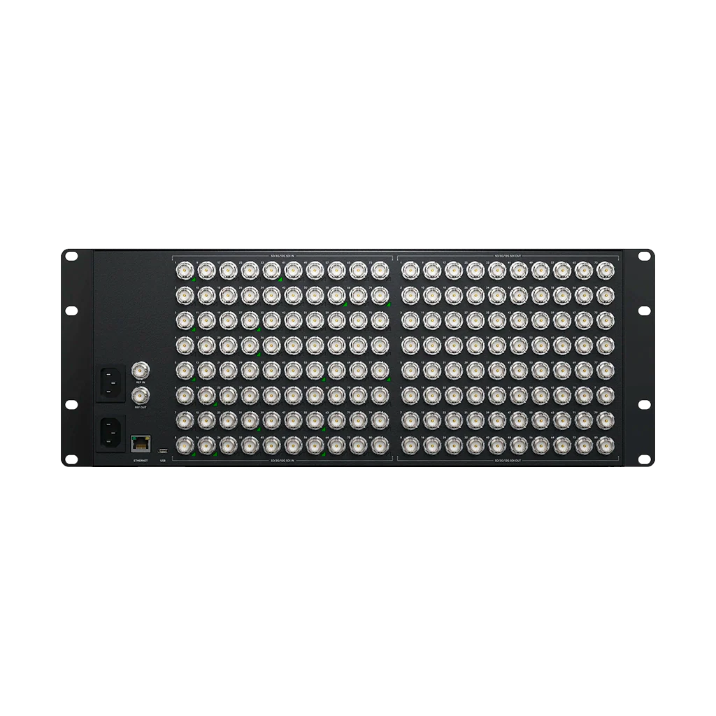 Blackmagic Design Videohub 80x80 12G Zero-Latency Video Router - Image 2