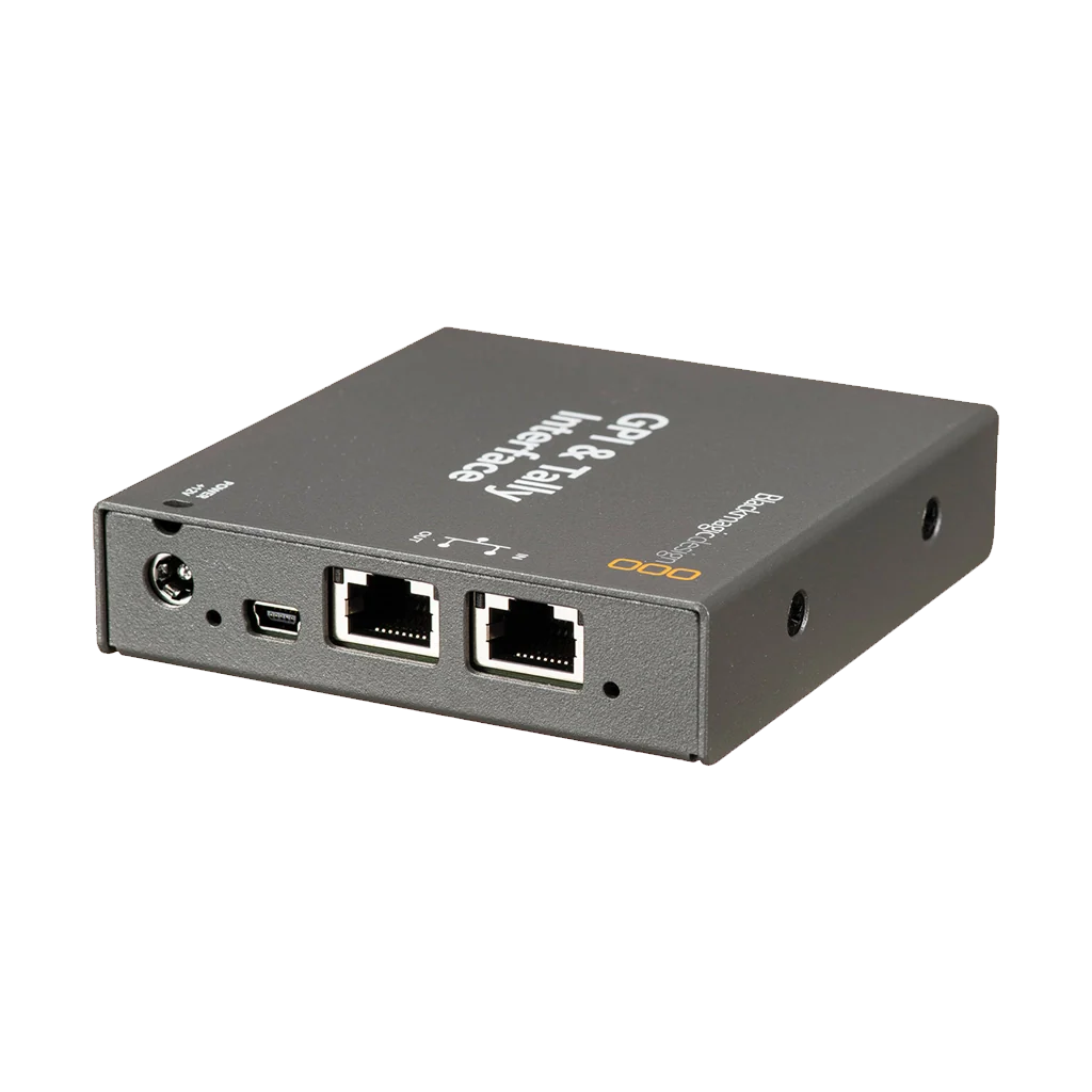 Blackmagic GPI and Tally Interface