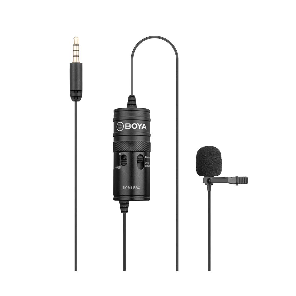 BOYA BY-M1 Pro Omni Lavalier Mic for Smartphones and Cameras (TRRS)