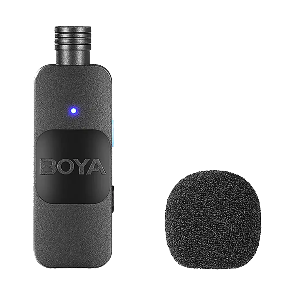 Boya BY-V2 Ultracompact 2-Person Wireless Microphone System with Lightning Connector for iOS Devices (2.4 GHz) - Image 2