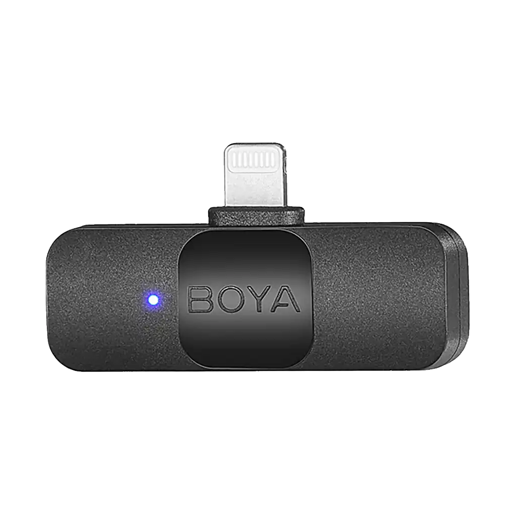 Boya BY-V2 Ultracompact 2-Person Wireless Microphone System with Lightning Connector for iOS Devices (2.4 GHz) - Image 3