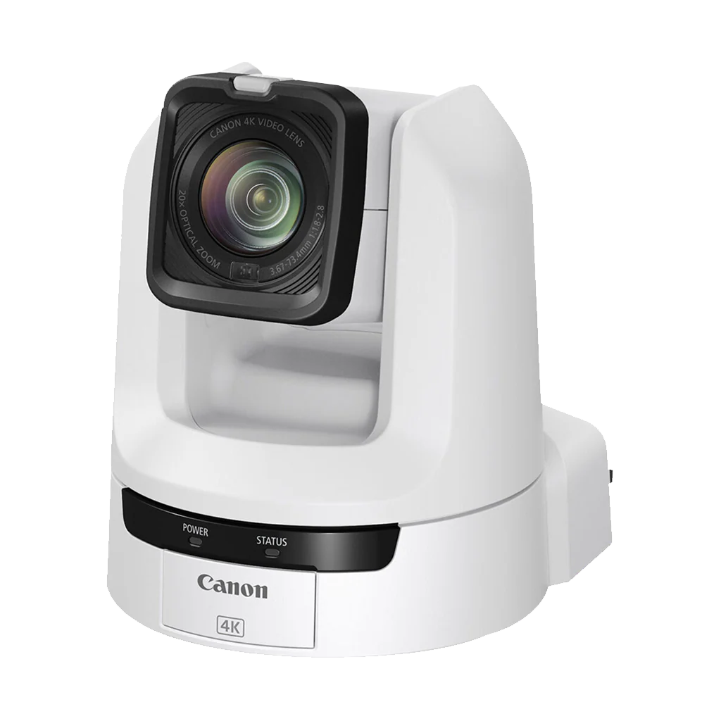 Canon CR-N100 4K NDI PTZ Camera with 20x Zoom (Titanium White) - Image 2