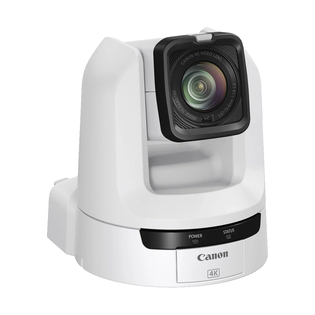 Canon CR-N300 4K NDI PTZ Camera with 20x Zoom (Titanium White) - Image 3
