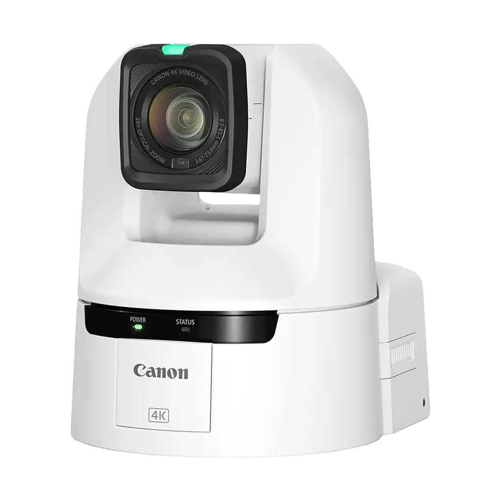 Canon CR-N350 4K NDI PTZ Camera with 20x Zoom (Titanium White) - Image 2