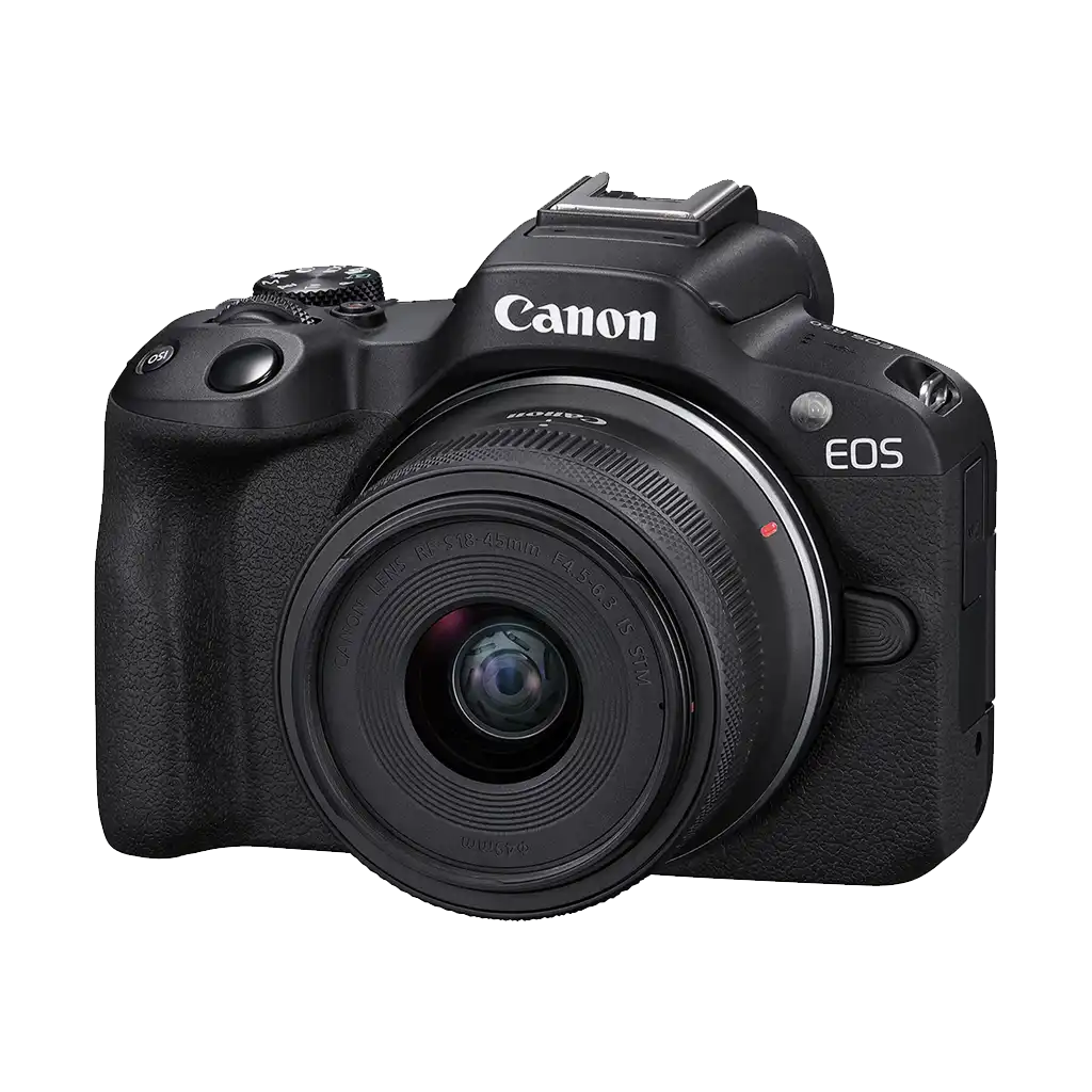 Canon EOS R50 Mirrorless Camera with 18-45mm and 55-210mm Lenses - Image 3