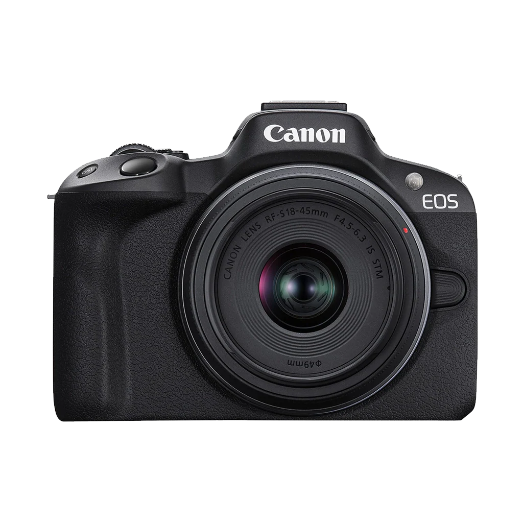Canon EOS R50 Mirrorless Camera with 18-45mm Lens with Bag and SD Card - Image 2
