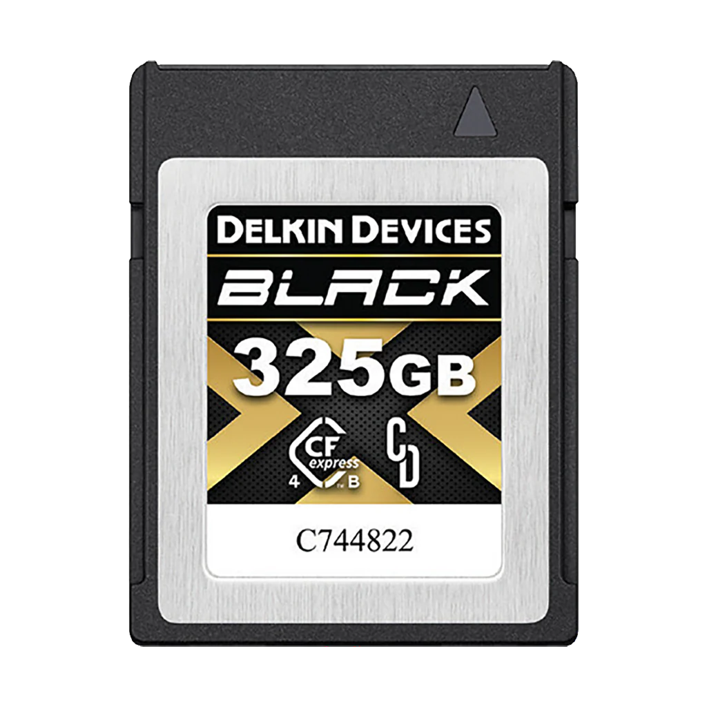 Delkin Devices 325GB BLACK 4.0 CFexpress Type B Memory Card