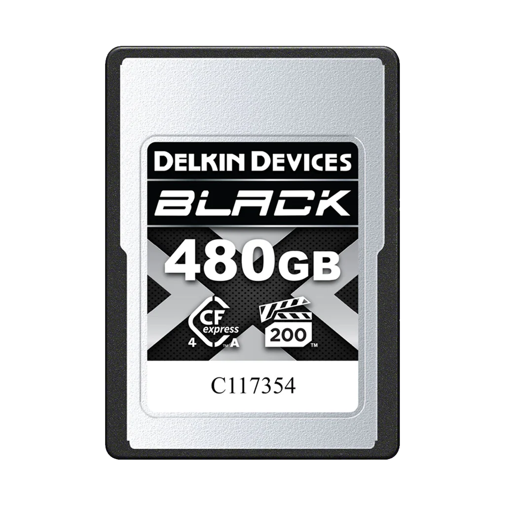 Delkin Devices 480GB BLACK CFexpress Type A 4.0 Memory Card