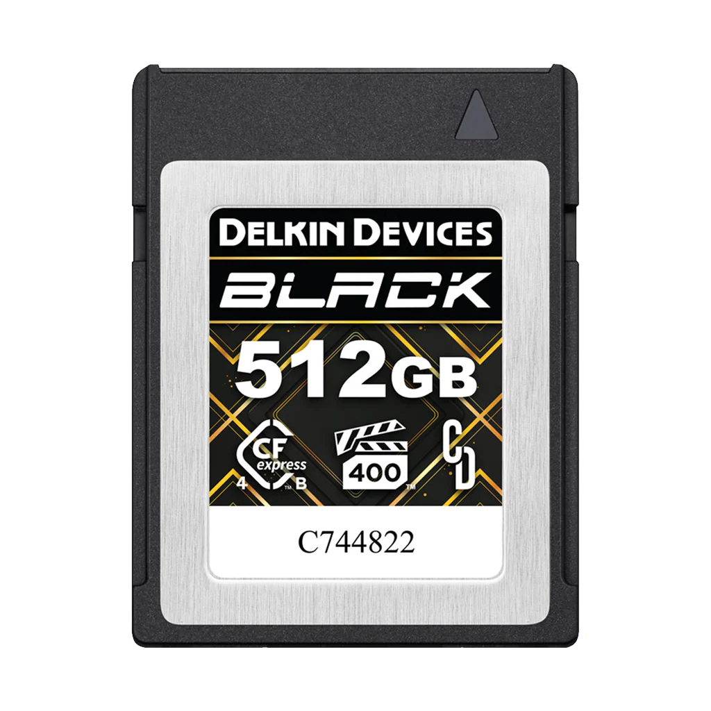 Delkin Devices 512GB BLACK CFexpress Type B 4.0 Memory Card