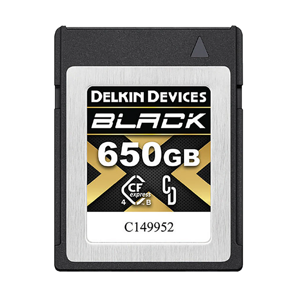 Delkin Devices 650GB BLACK 4.0 CFexpress Type B Memory Card