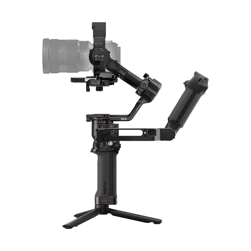 DJI RS 5 Gimbal Stabilizer Combo with AI Tracking Module and Briefcase Handle - Image 3