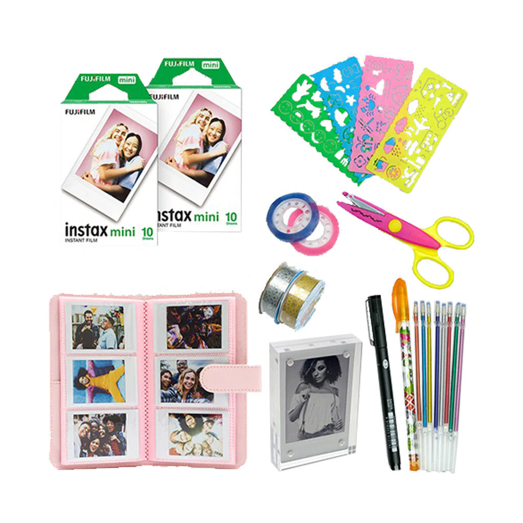 Fujifilm Instax Mini 12 Festive Kit (Blossom Pink)