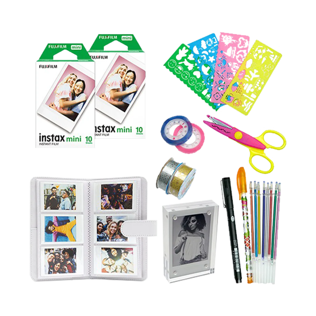 Fujifilm Instax Mini 12 Festive Kit (Clay White)