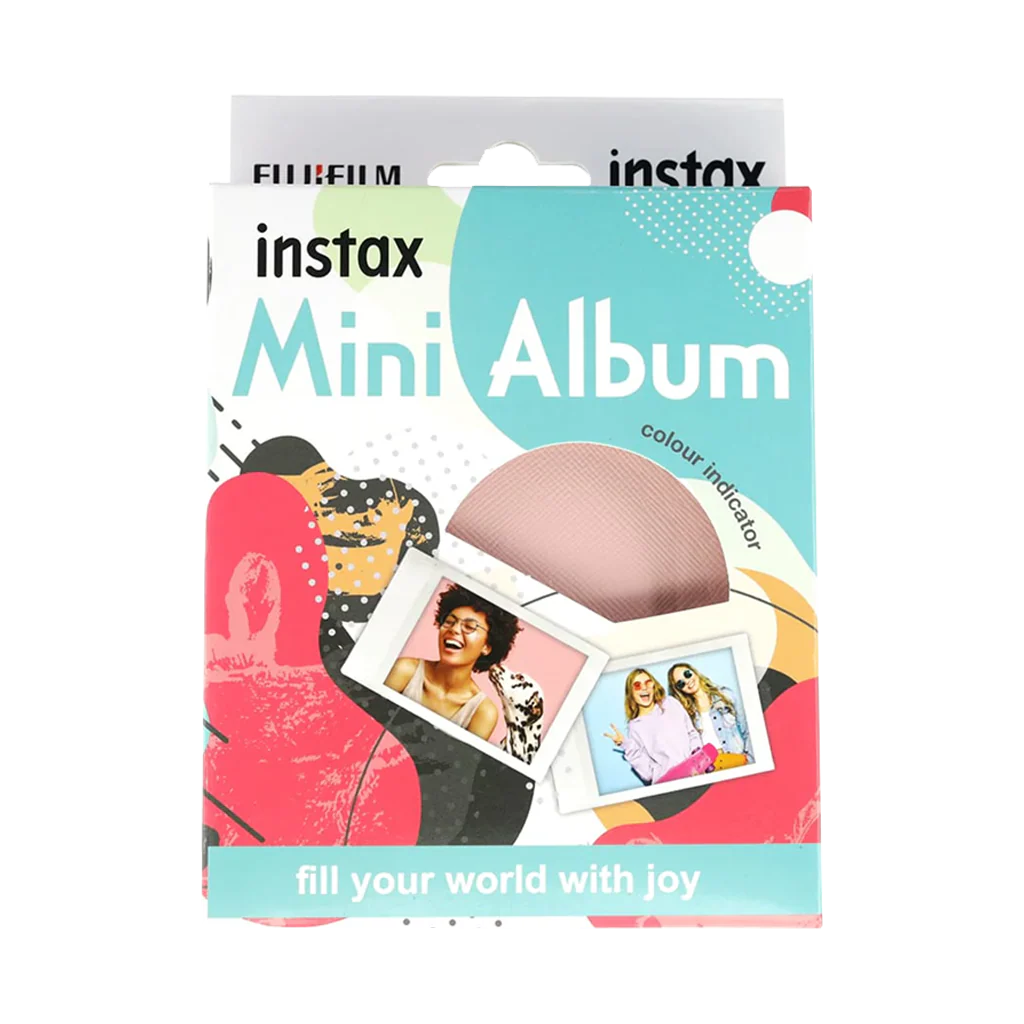 Fujifilm Instax Mini 12 Vinyl Album (Blossom Pink)