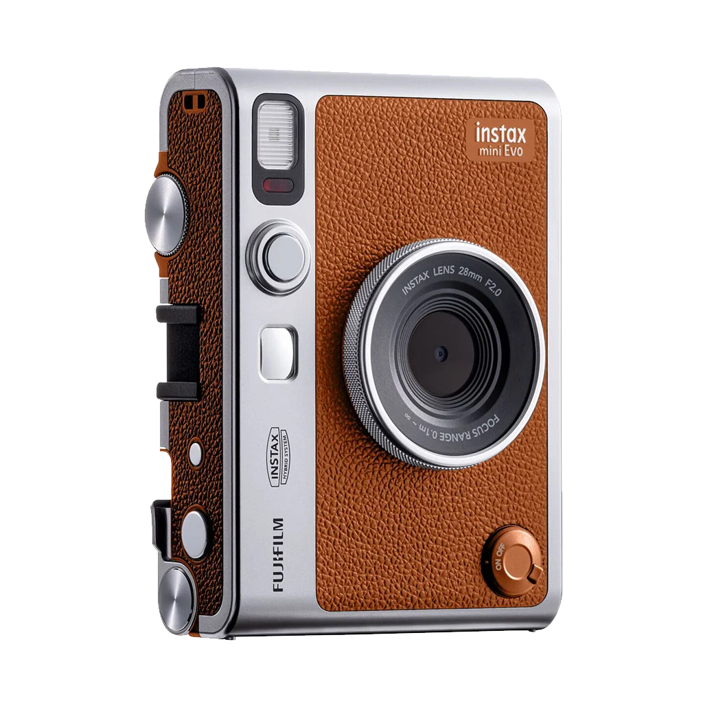 Fujifilm Instax Mini Evo Hybrid Instant Camera (Brown) - Image 2