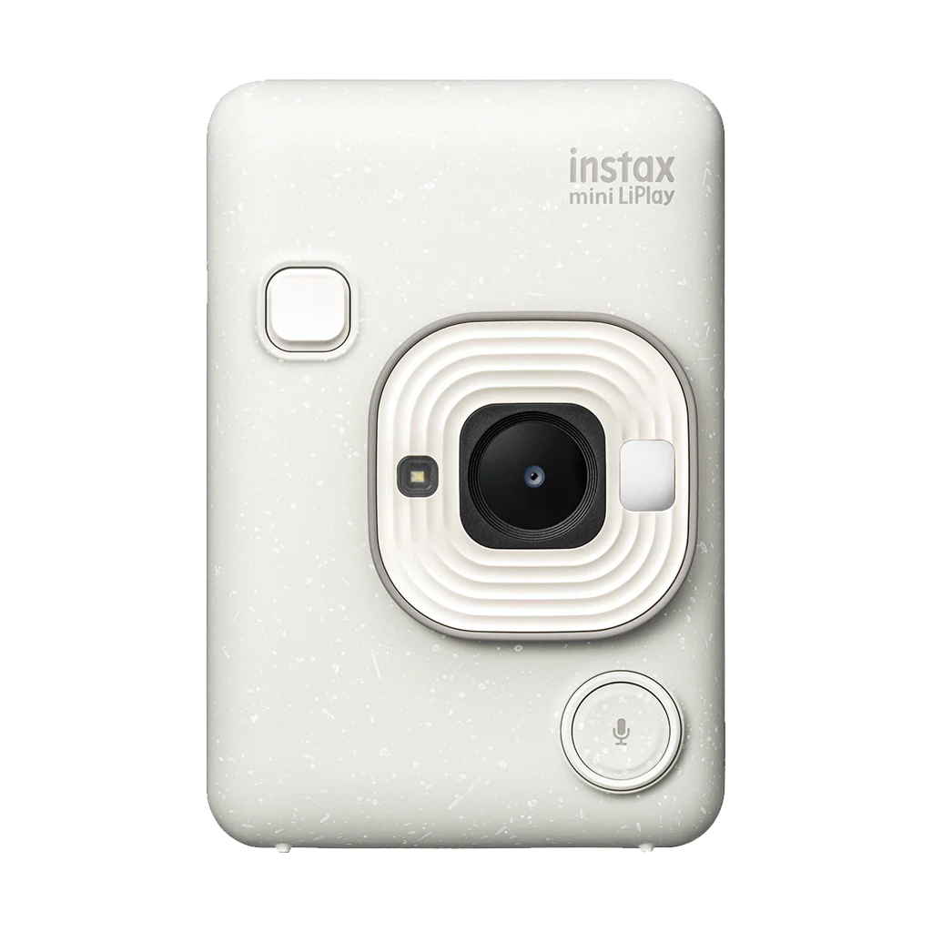 Fujifilm Instax Mini LiPlay Hybrid Instant Camera (Misty White)