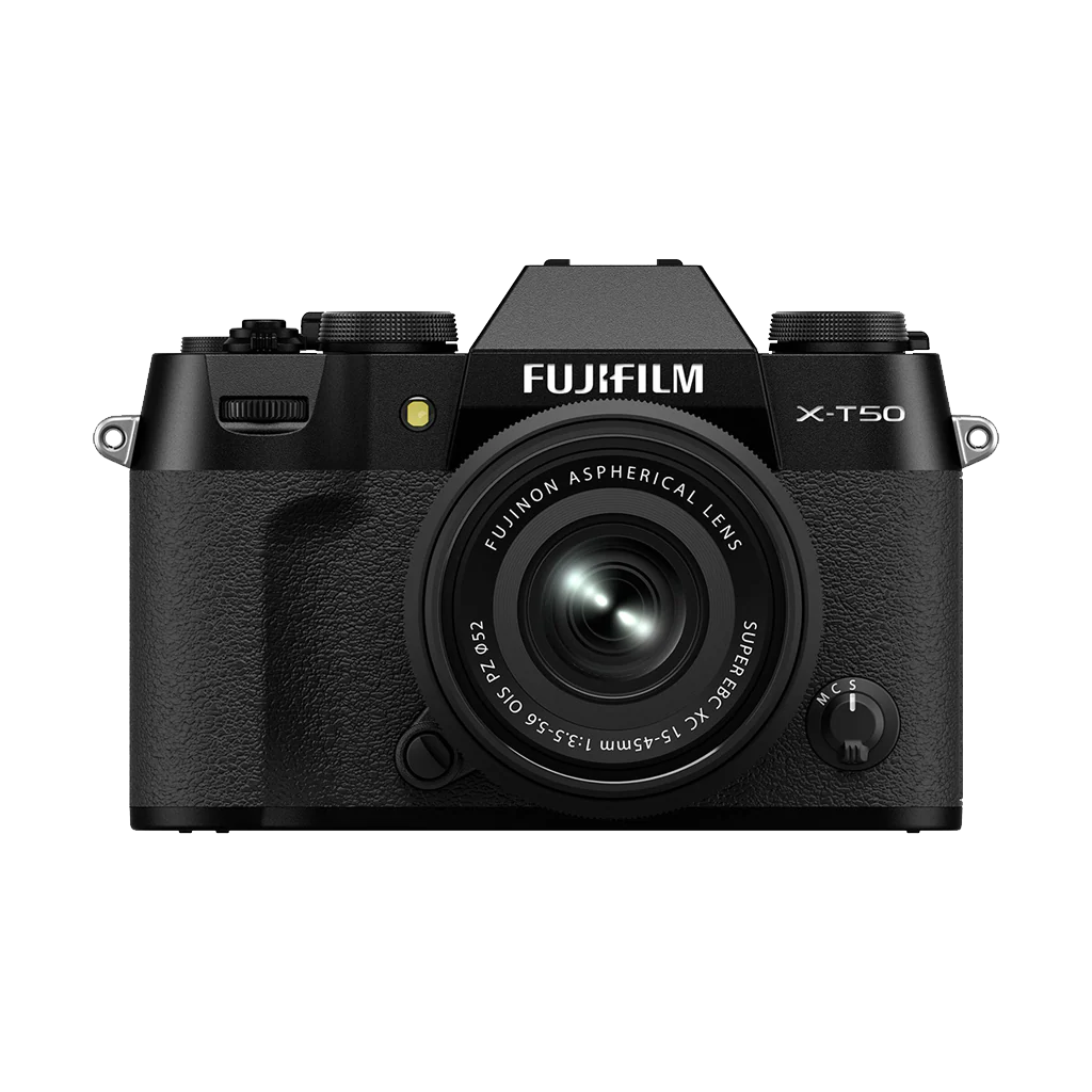 Fujifilm X-T50 Mirrorless Camera with 15-45mm f/3.5-5.6 Lens (Black)