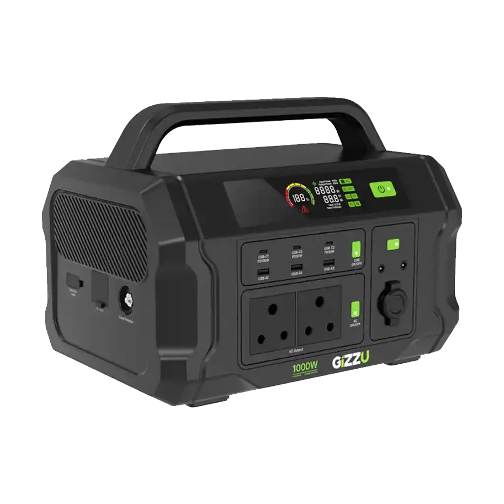 Gizzu Challenger Pro 1000W UPS Fast Charge Portable Power Station - Image 3