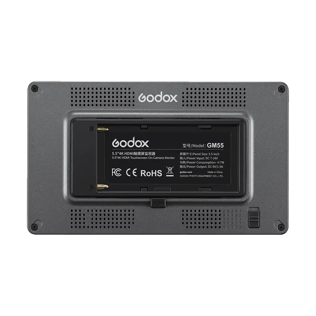 Godox GM55 5.5" 4K HDMI Touchscreen On-Camera Monitor - Image 2