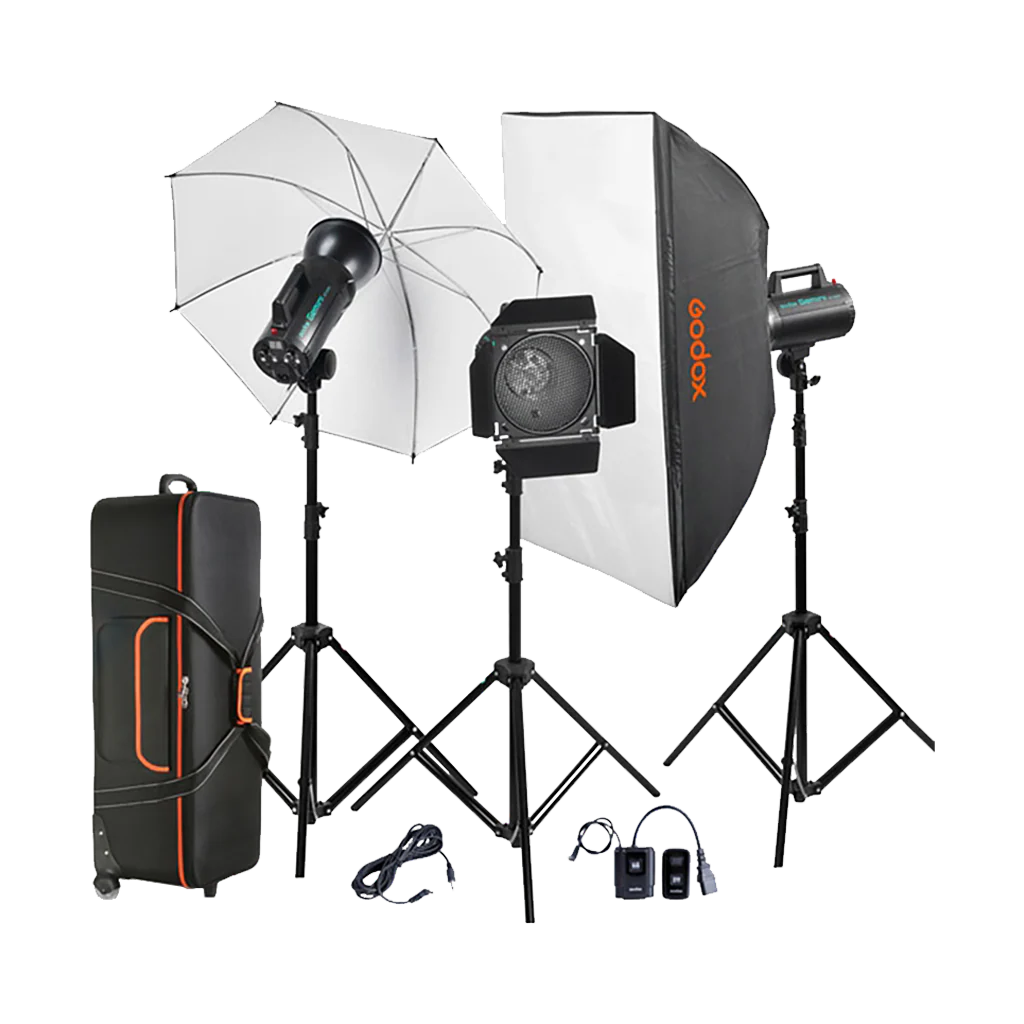 Godox GS400II 3-Light Studio Kit