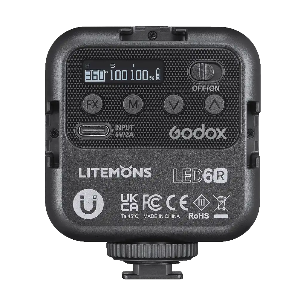 Godox Litemons RGB Pocket-Size LED Video Light (RGB & 3200 to 6500K) - Image 2