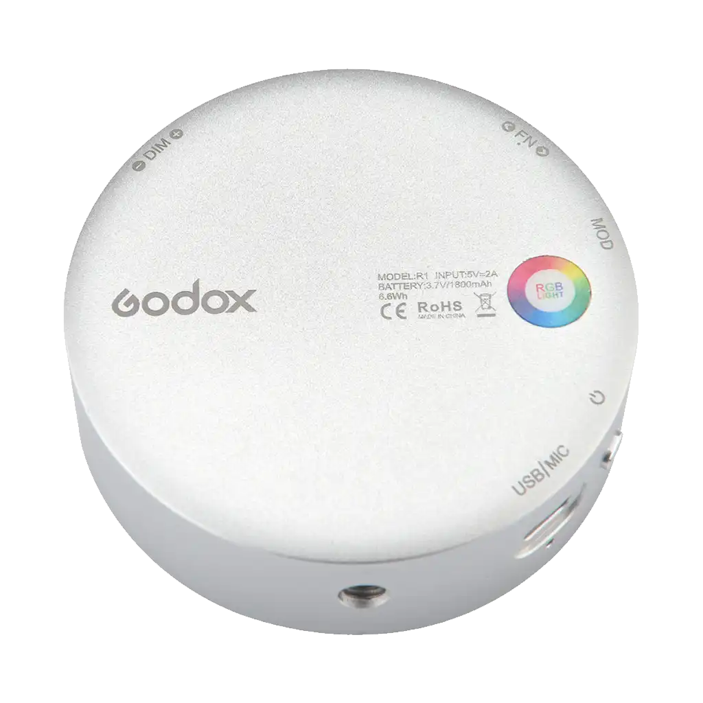 Godox Round Mini RGB LED Magnetic Light - Image 2