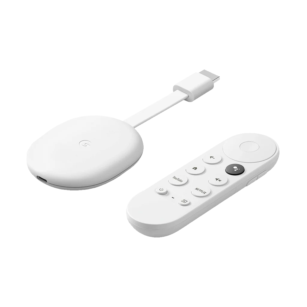 Google Chromecast with Google TV (4K) (Snow)