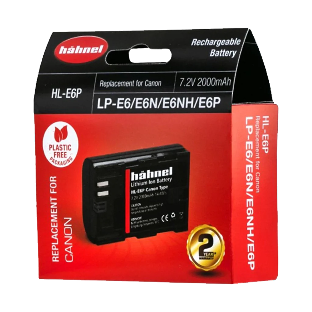 Hahnel HL-E6P Battery Pack for Canon (LP-E6, LP-E6N, LP-E6NH, LP-E6P)