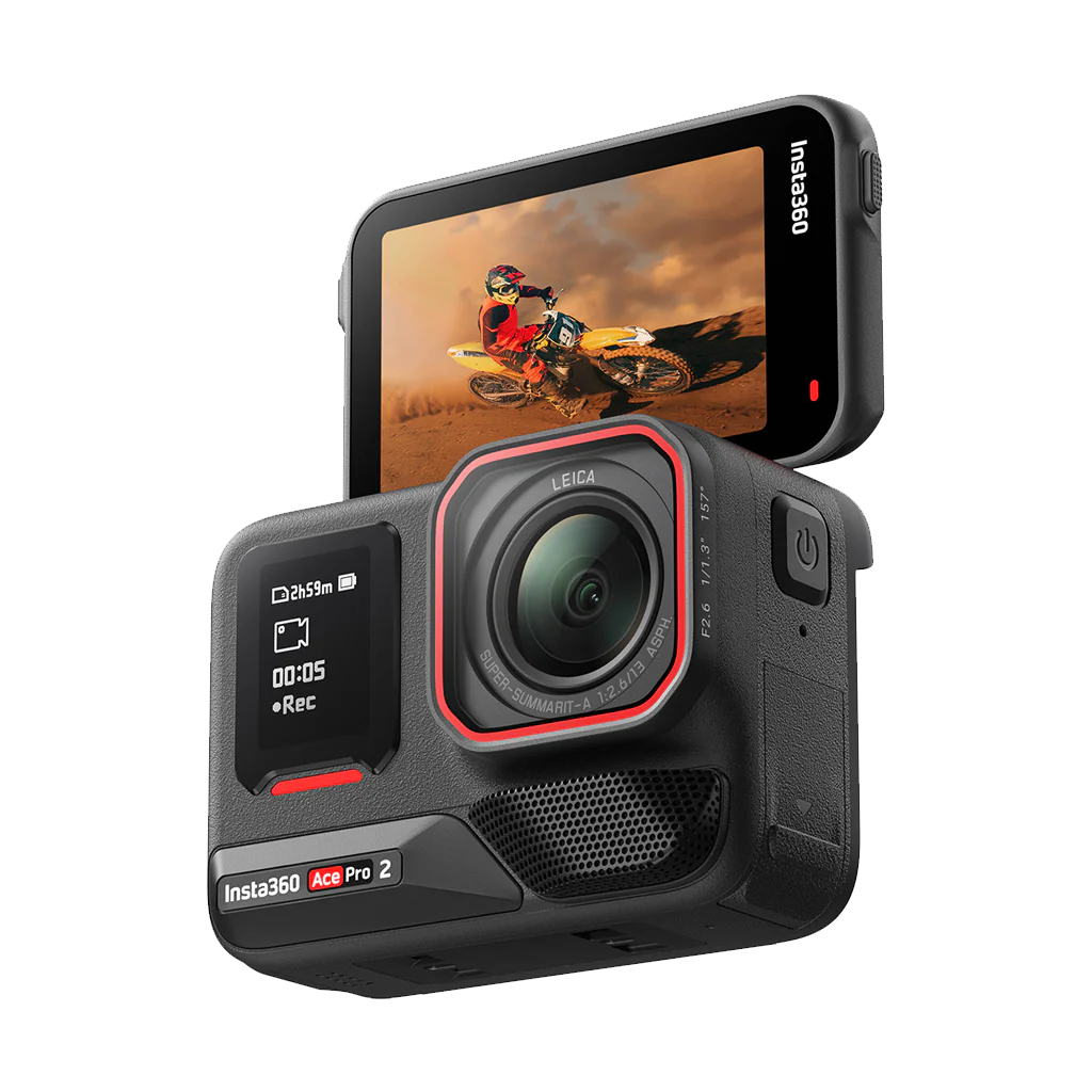 Insta360 Ace Pro 2 Action Camera Dual Battery Flash Print Bundle - Image 2