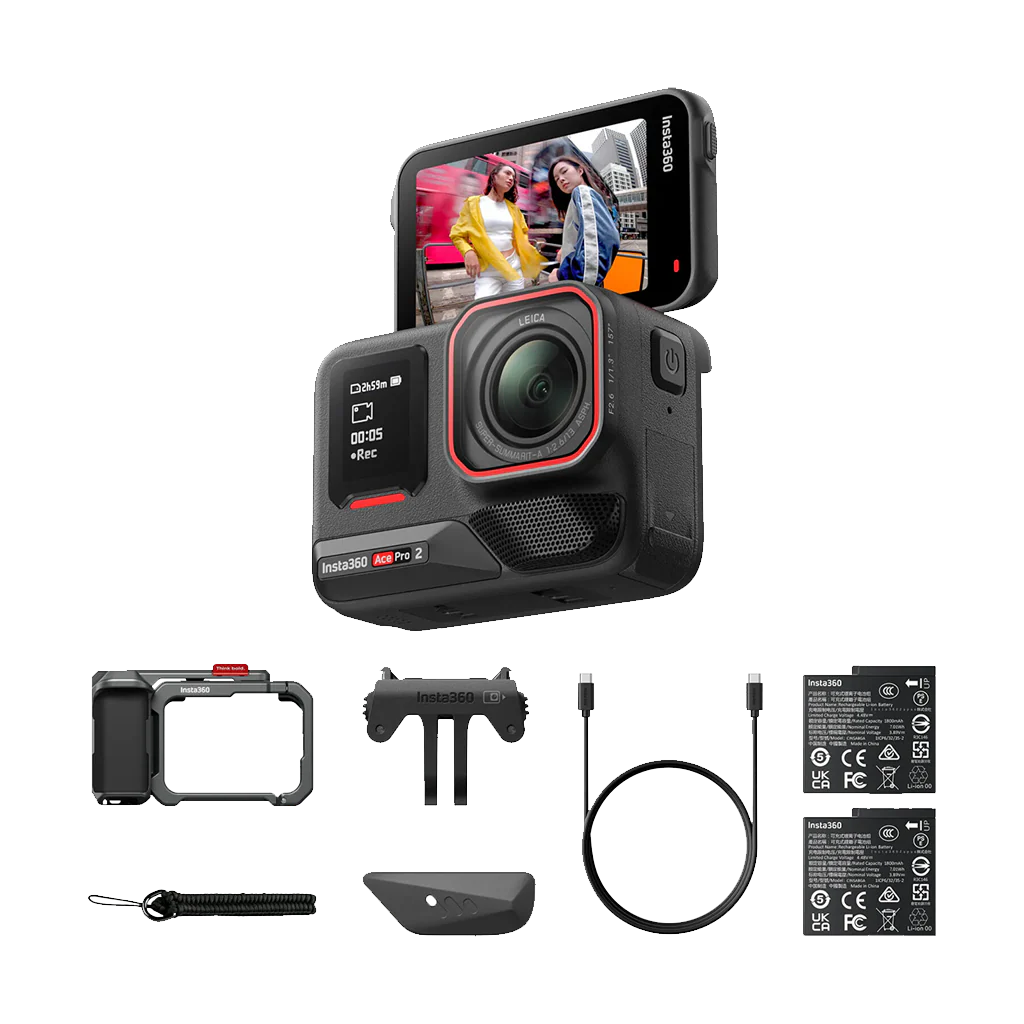 Insta360 Ace Pro 2 Action Camera Dual Battery Xplorer Bundle