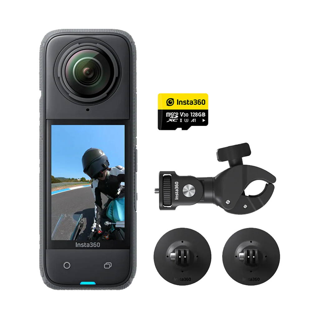 Insta360 X4 360 8K Camera Motorcycle Kit