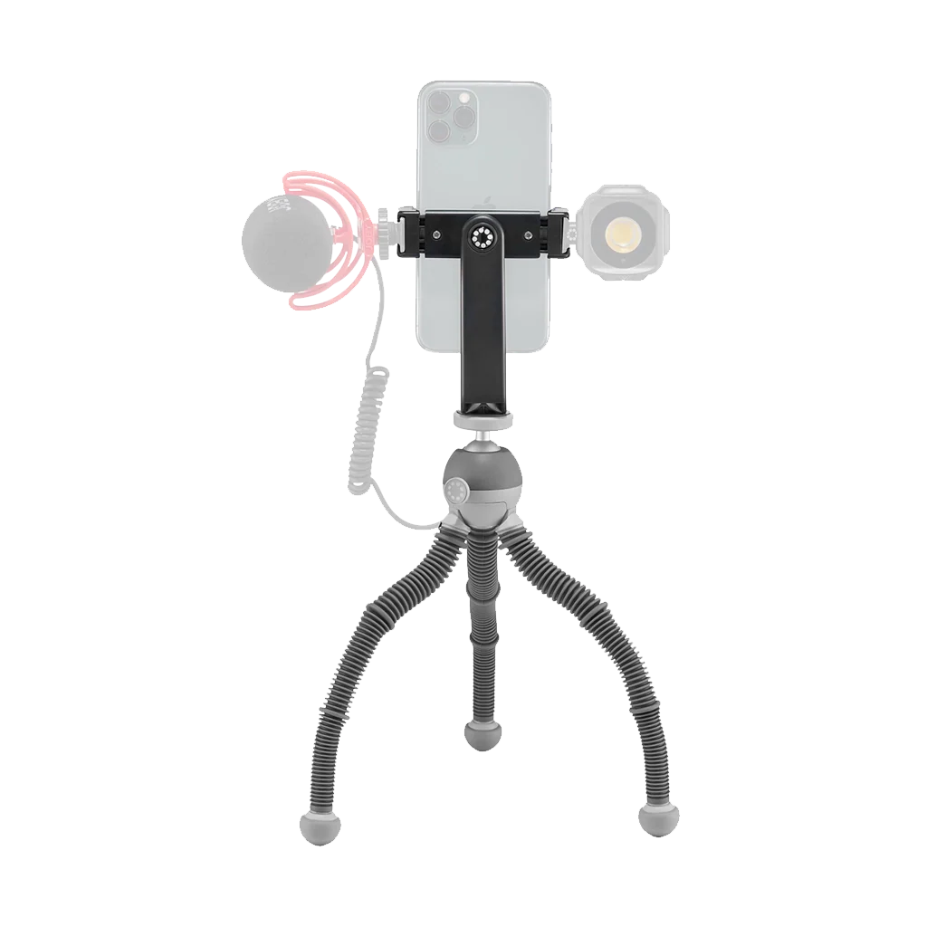 Joby Podzilla Large Tabletop Tripod with Griptight 360 Phone Mount Kit (Gray)