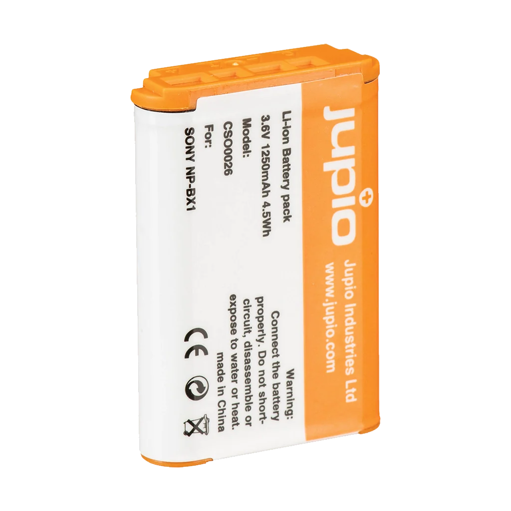 Jupio NP-BX1 Lithium-Ion Battery Pack (3.6V, 1250mAh)