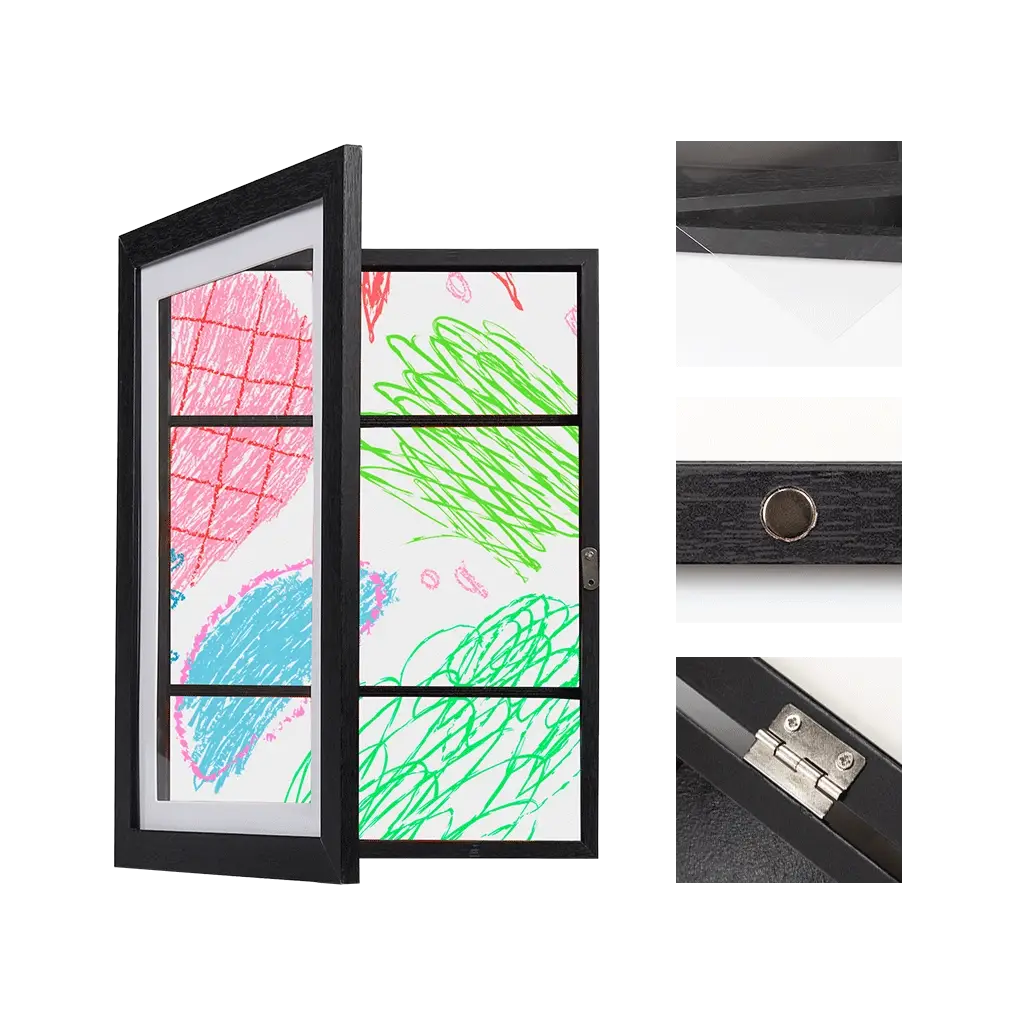 Kids Art Storage Frame (A3 - Black) - Image 5