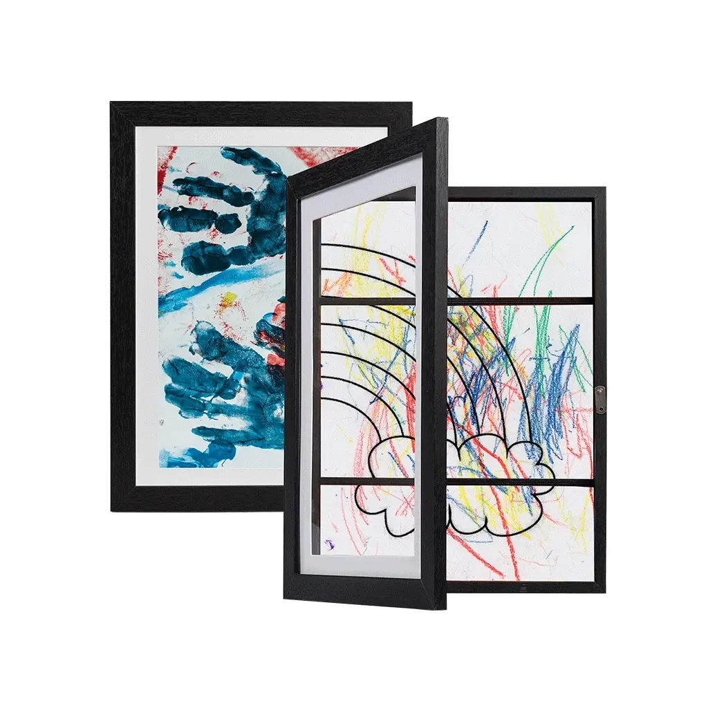 Kids Art Storage Frame (A4 - Black) - Image 2
