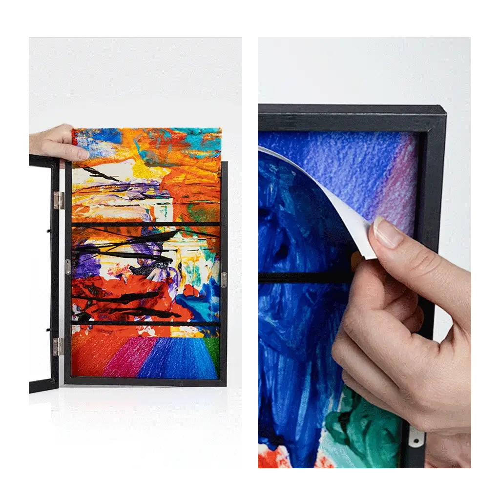 Kids Art Storage Frame (A4 - Black) - Image 4