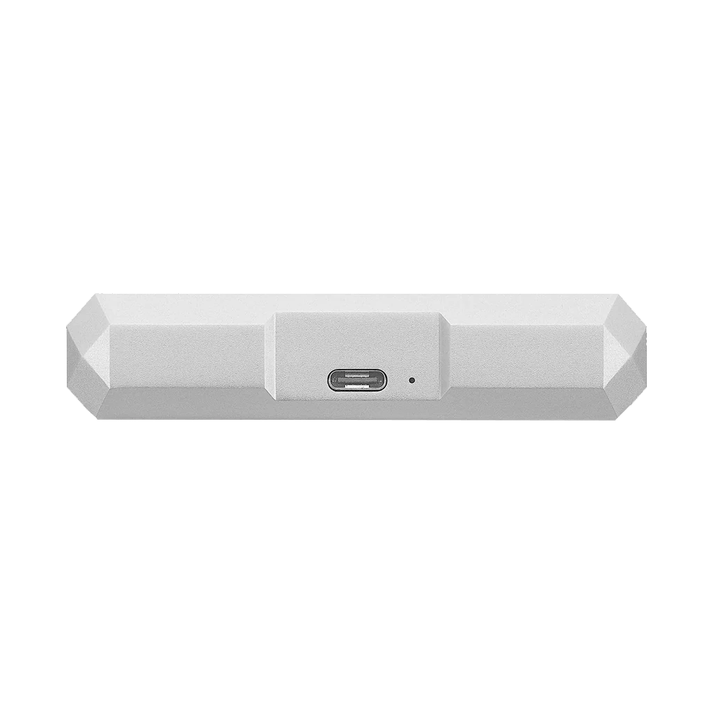 LaCie 4TB USB 3.1 Type-C Mobile Drive (Moon Silver) - Image 2