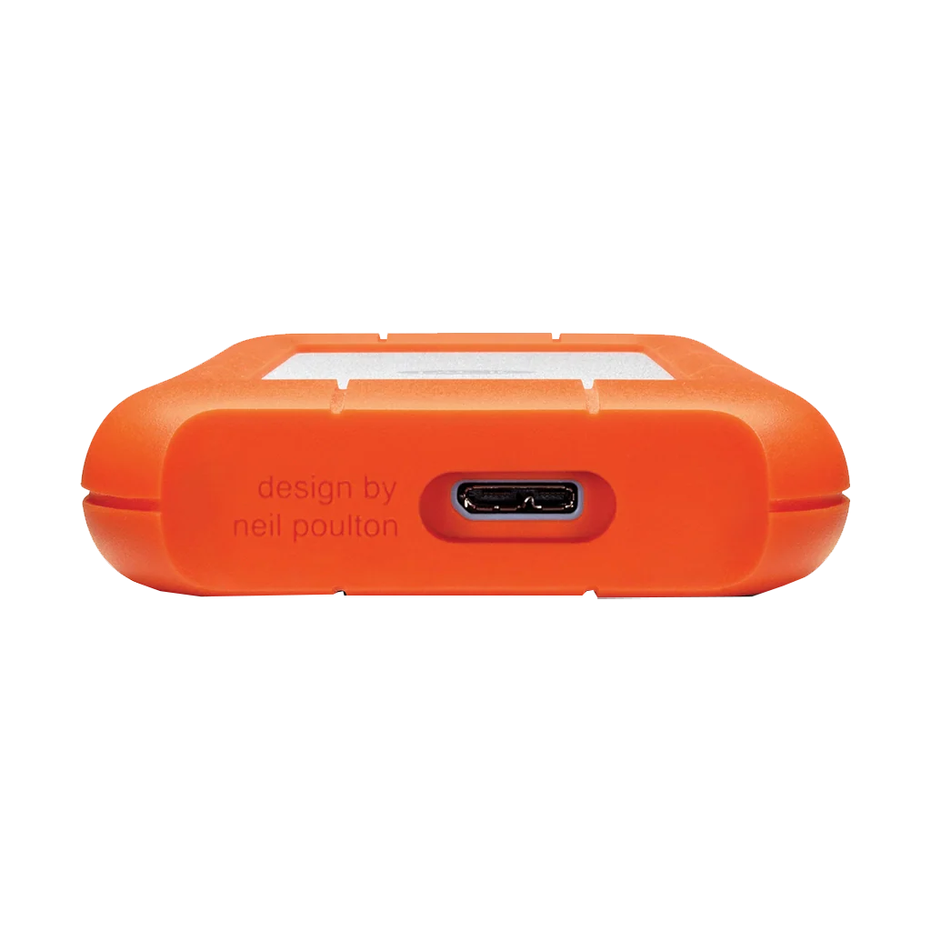 LaCie Rugged 4TB Mini External Hard Drive - USB3.0 - Image 2