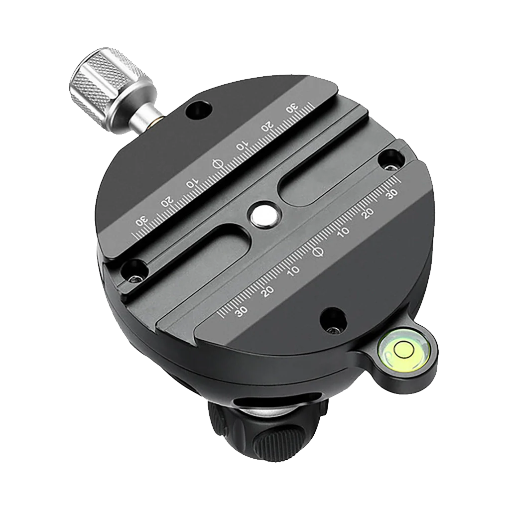 Leofoto YB-100LK 100mm Leveling Base with Hook - Image 2
