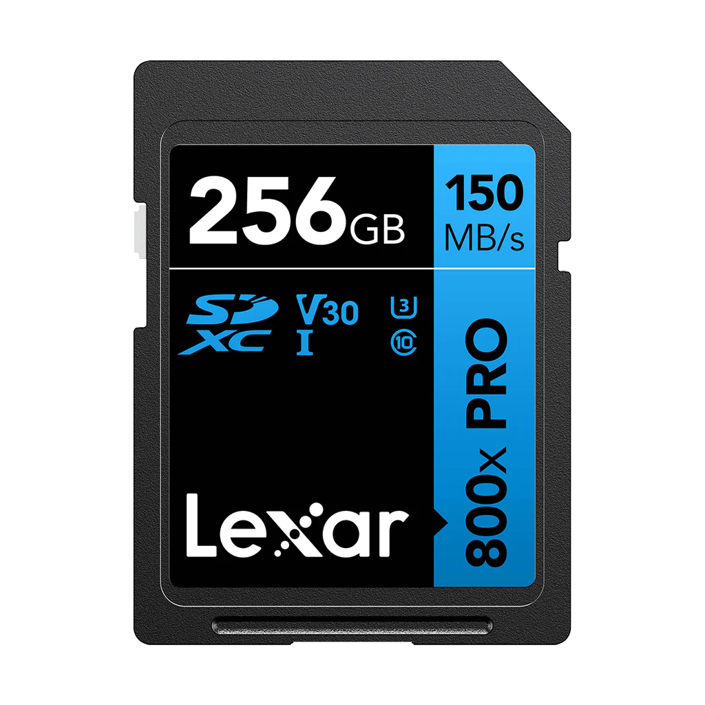 Lexar 256GB High-Performance 800x PRO UHS-I SDXC Card (BLUE Series)
