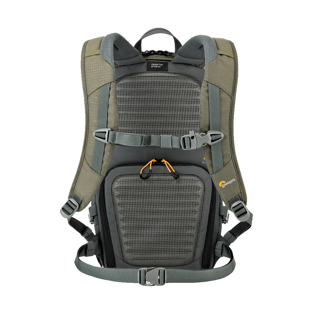 Lowepro Flipside Trek BP 250 AW Backpack (Gray/Dark Green) - Image 2