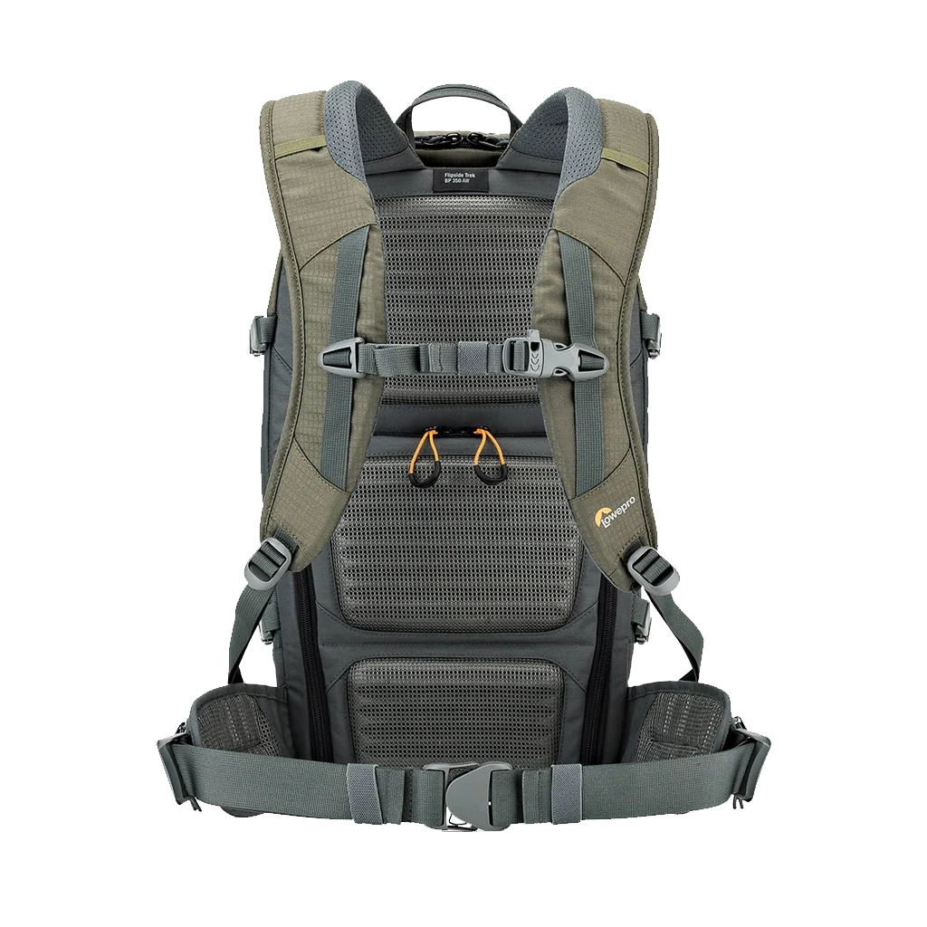 Lowepro Flipside Trek BP 350 AW Backpack (Gray/Dark Green) - Image 2